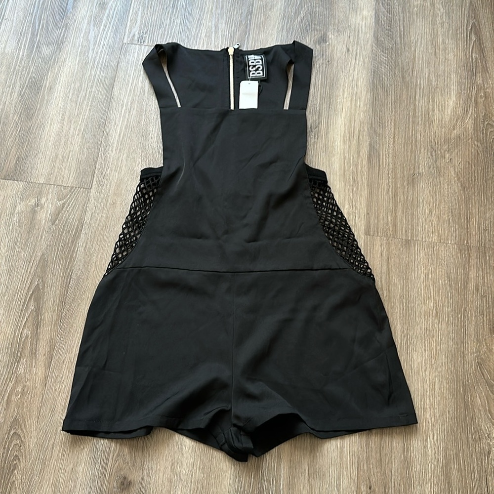 LF NWT black romper